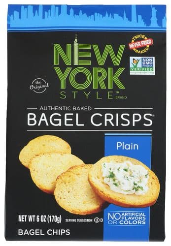 405947 6 oz Plain Bagel Crisps - Pack Of 6