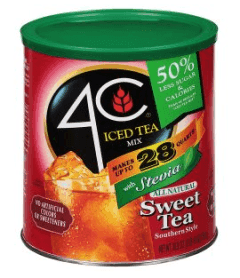 4C Reduced Sugar Sweet Tea - 28 qt