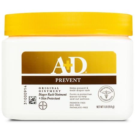 A+D Original Diaper Rash Ointment Skin Protectant 16 oz