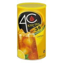 4-C Iced Tea Natural Lemon Flavor Mix - 35 quarts