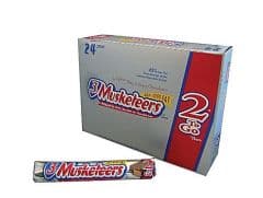 3 Musketeers Candy Bars King Size - 0.99 oz, 24ct