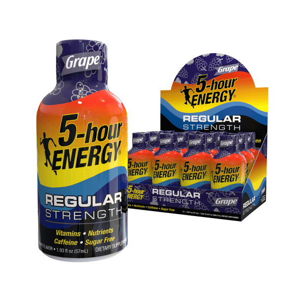 5-Hour Energy Shot Regular Strength Grape - 2 oz