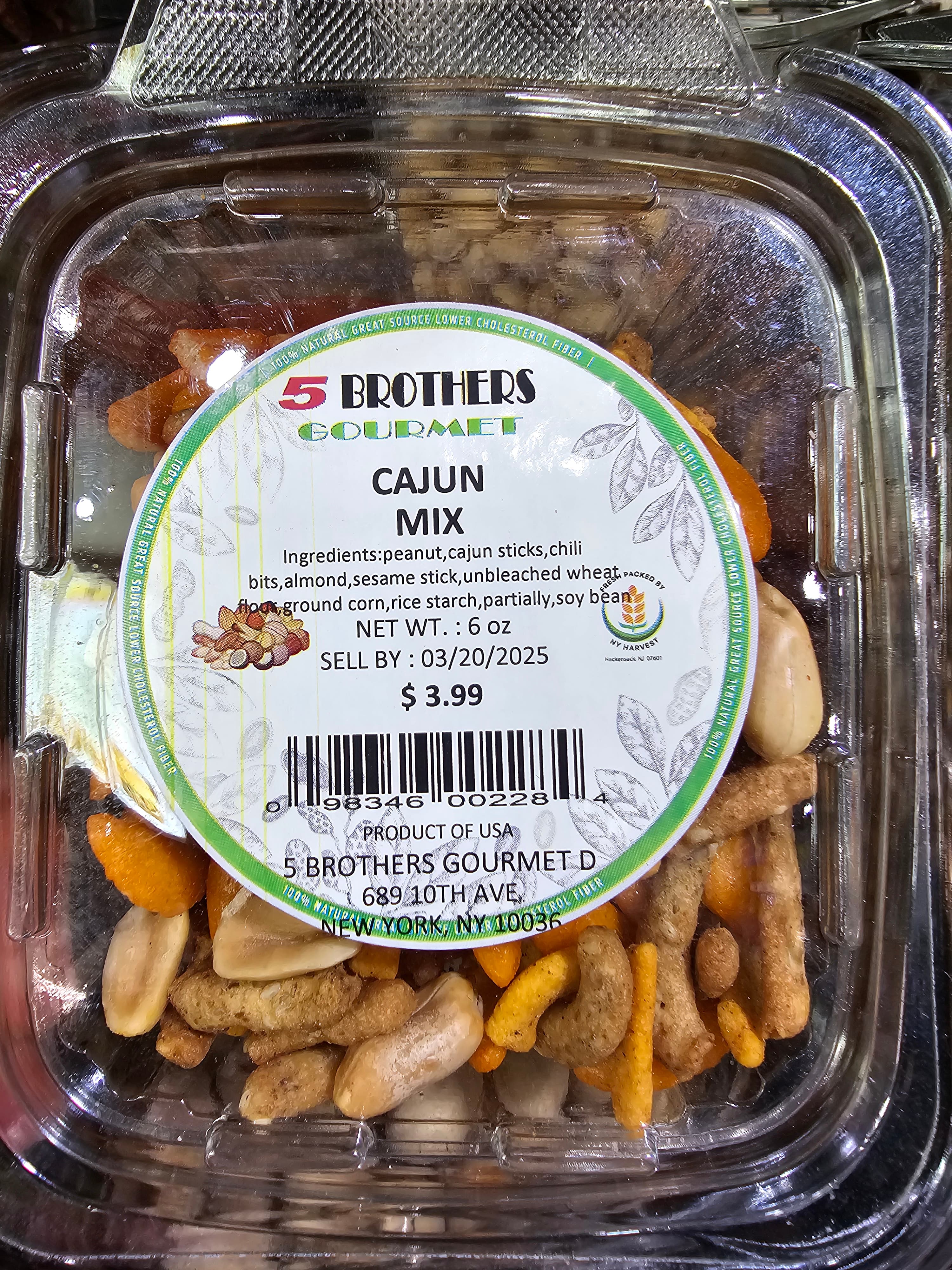 5 Brothers Gourmet Cajun Mix 6 oz